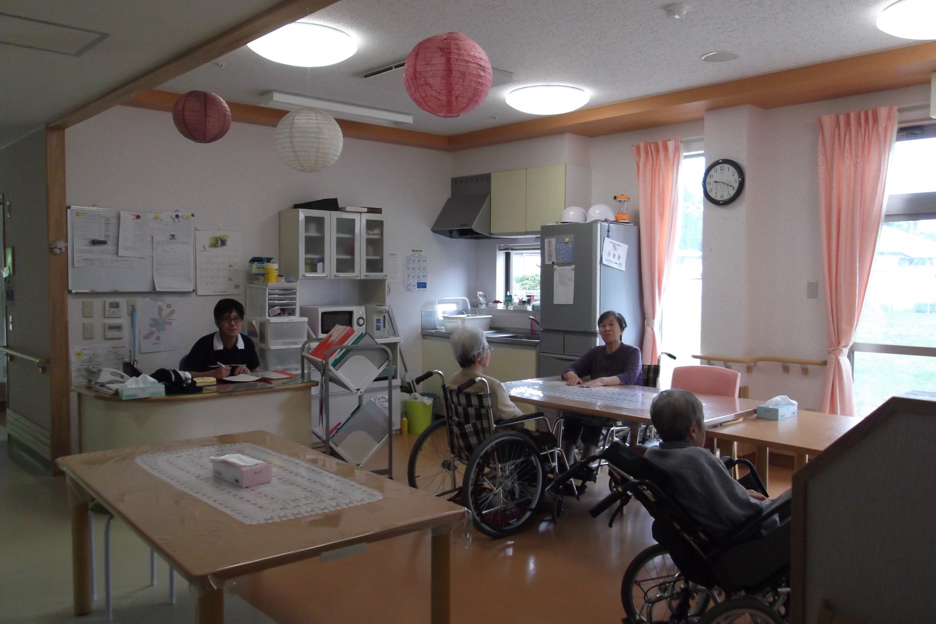 明るい客間