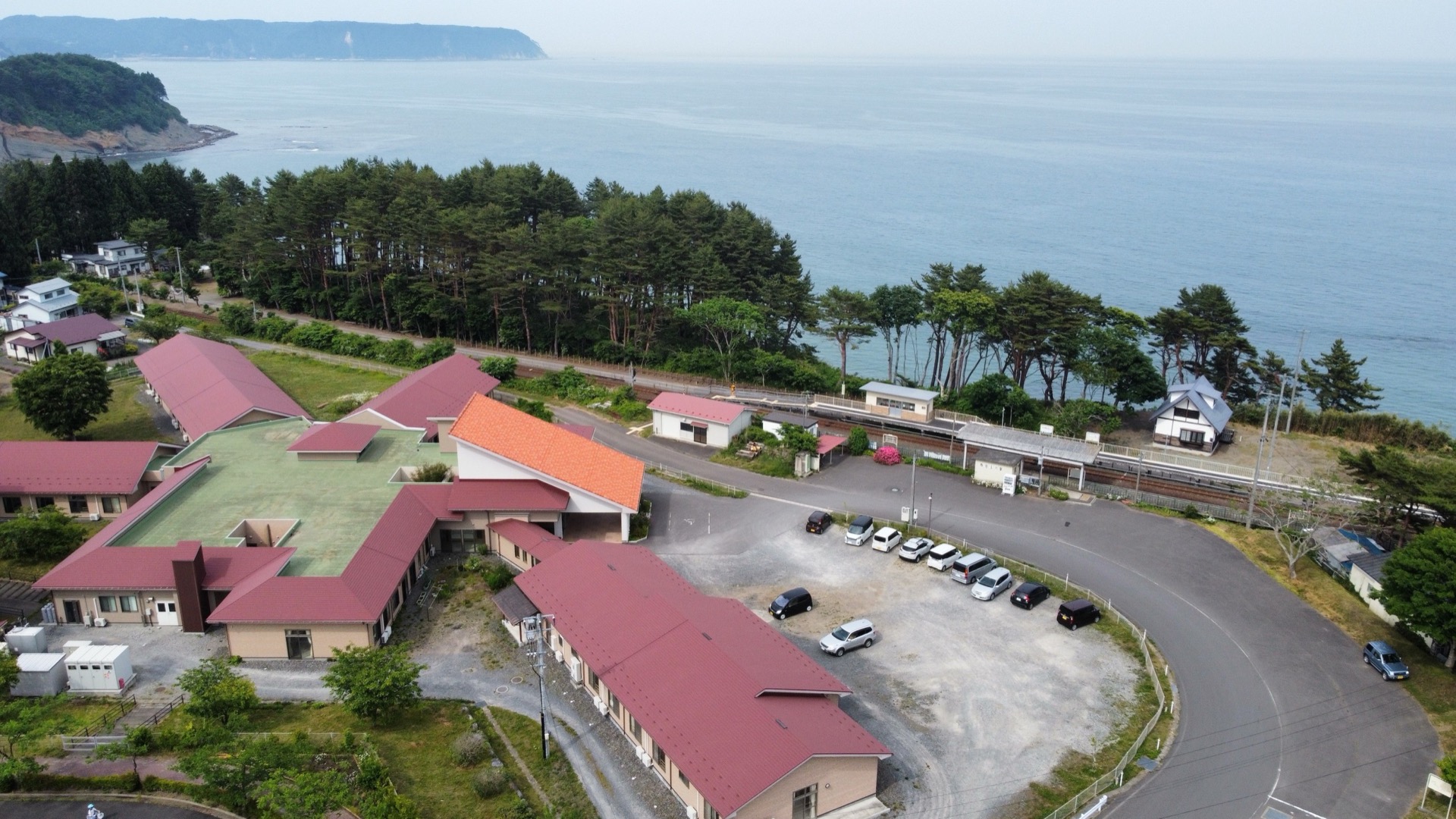 施設全景の俯瞰写真