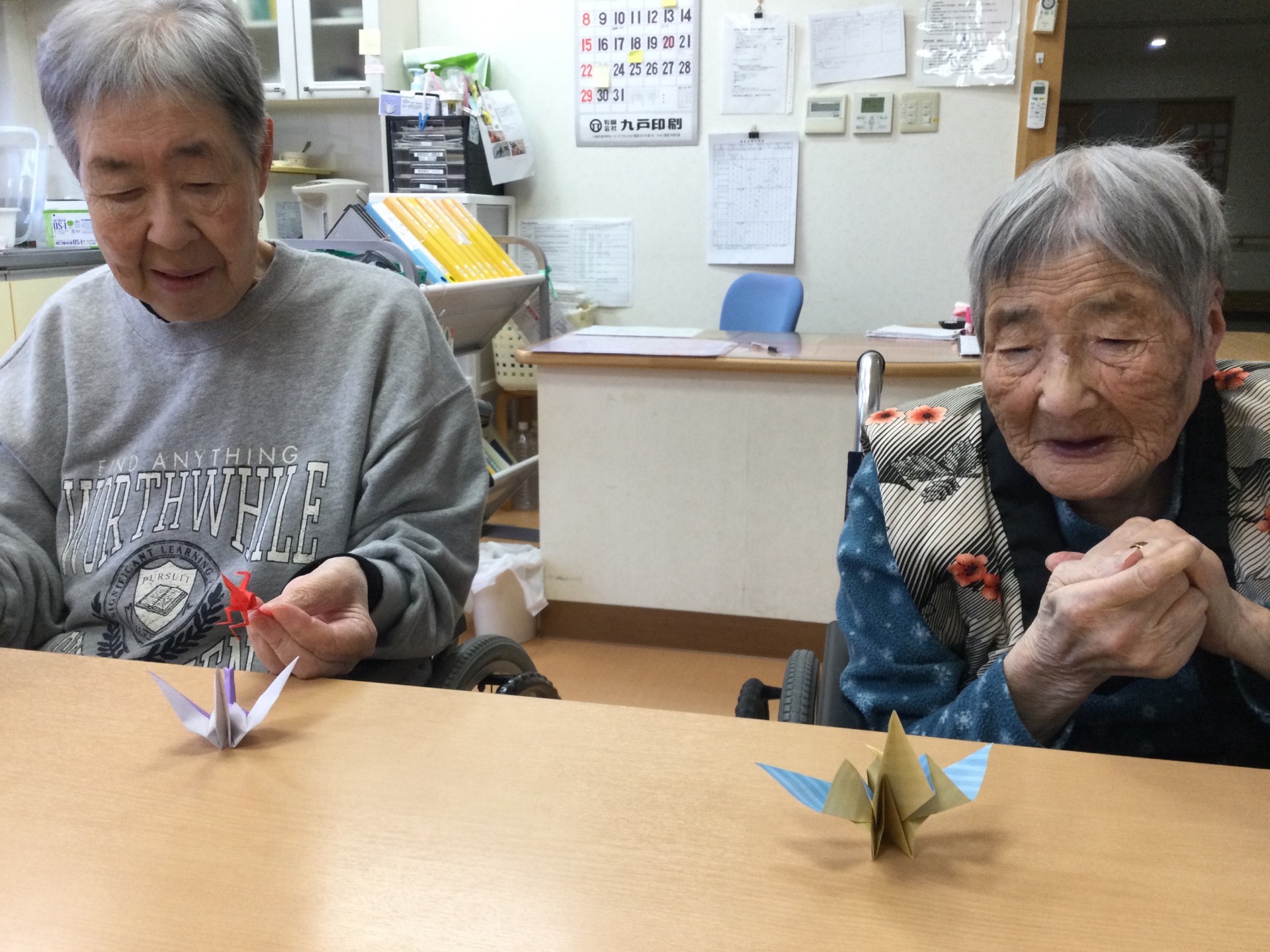 折り紙レクリエーション